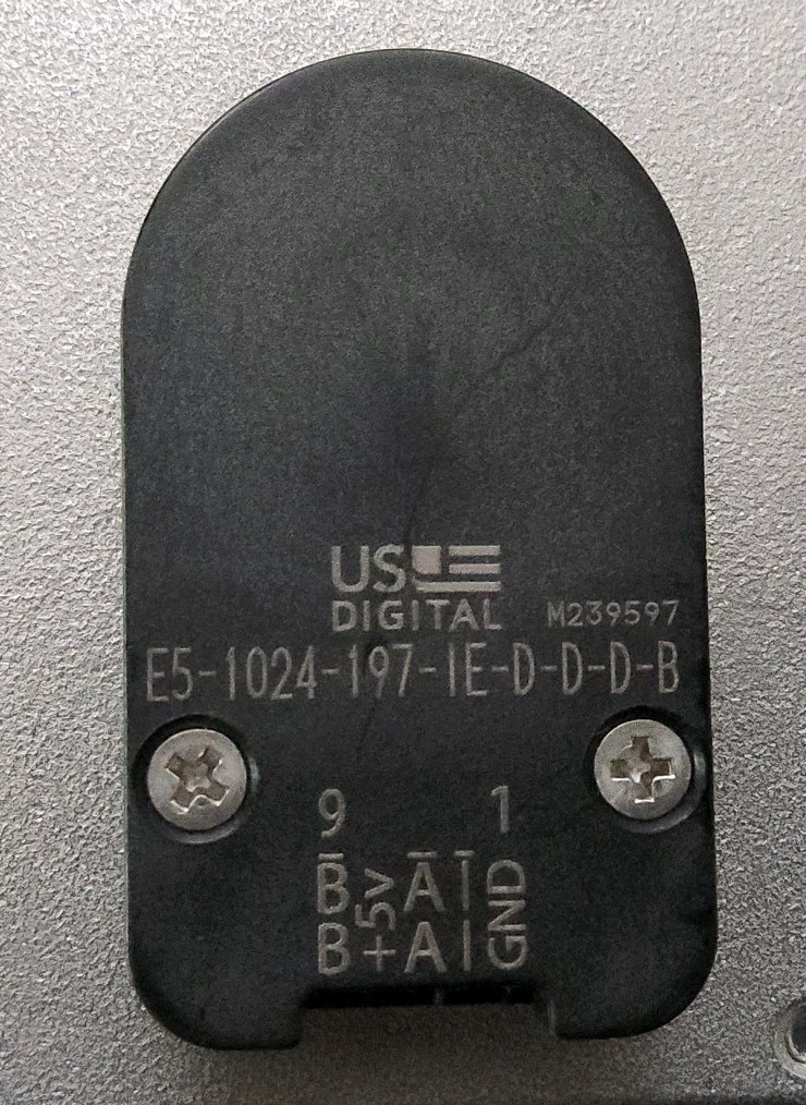 Servo Motor With US Digital E5-1024-197-IE-D-D-D-B Encoder