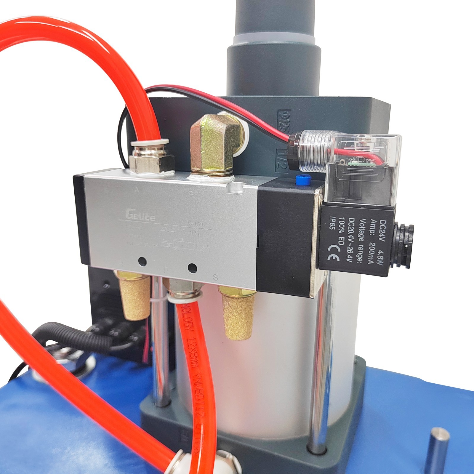 Pneumatic Punch Machine Punch Press controller 110V 1763lbs 3.9-1.9in Two Column