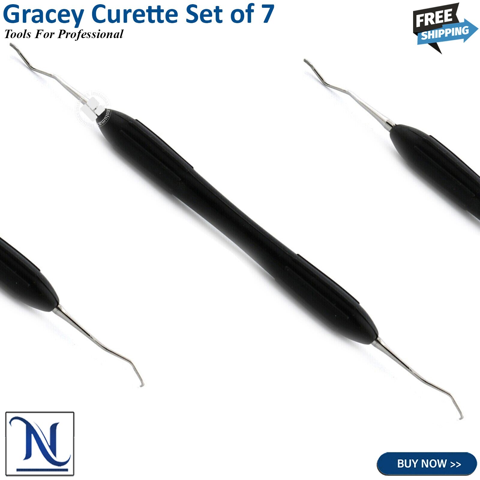 Silicone Handle Dental Scalers for Periodontal Root Planing | CE Certified