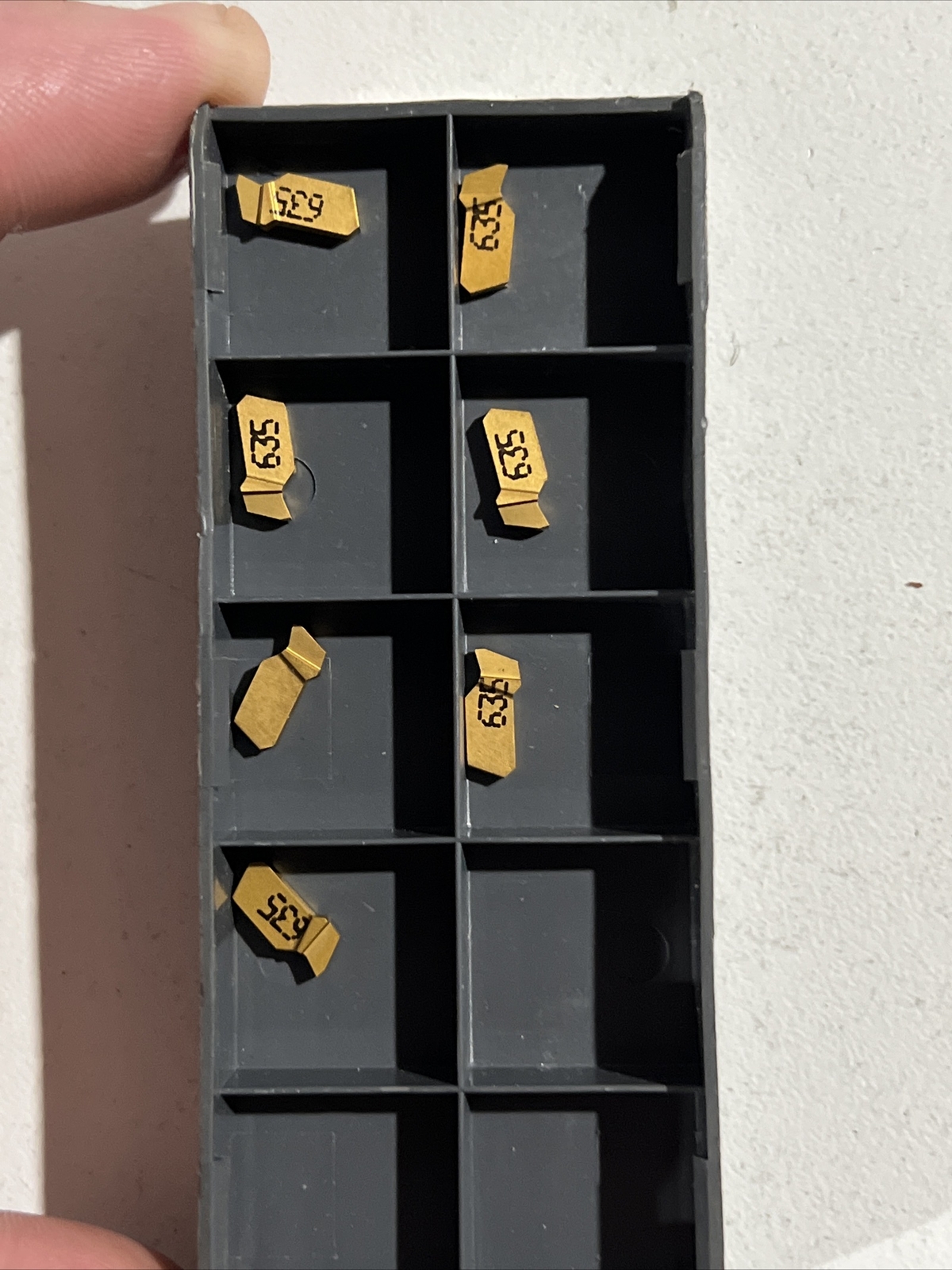 X7 Pieces) iscar GMP 1.57-0.15 ic635 Carbide Grooving Inserts