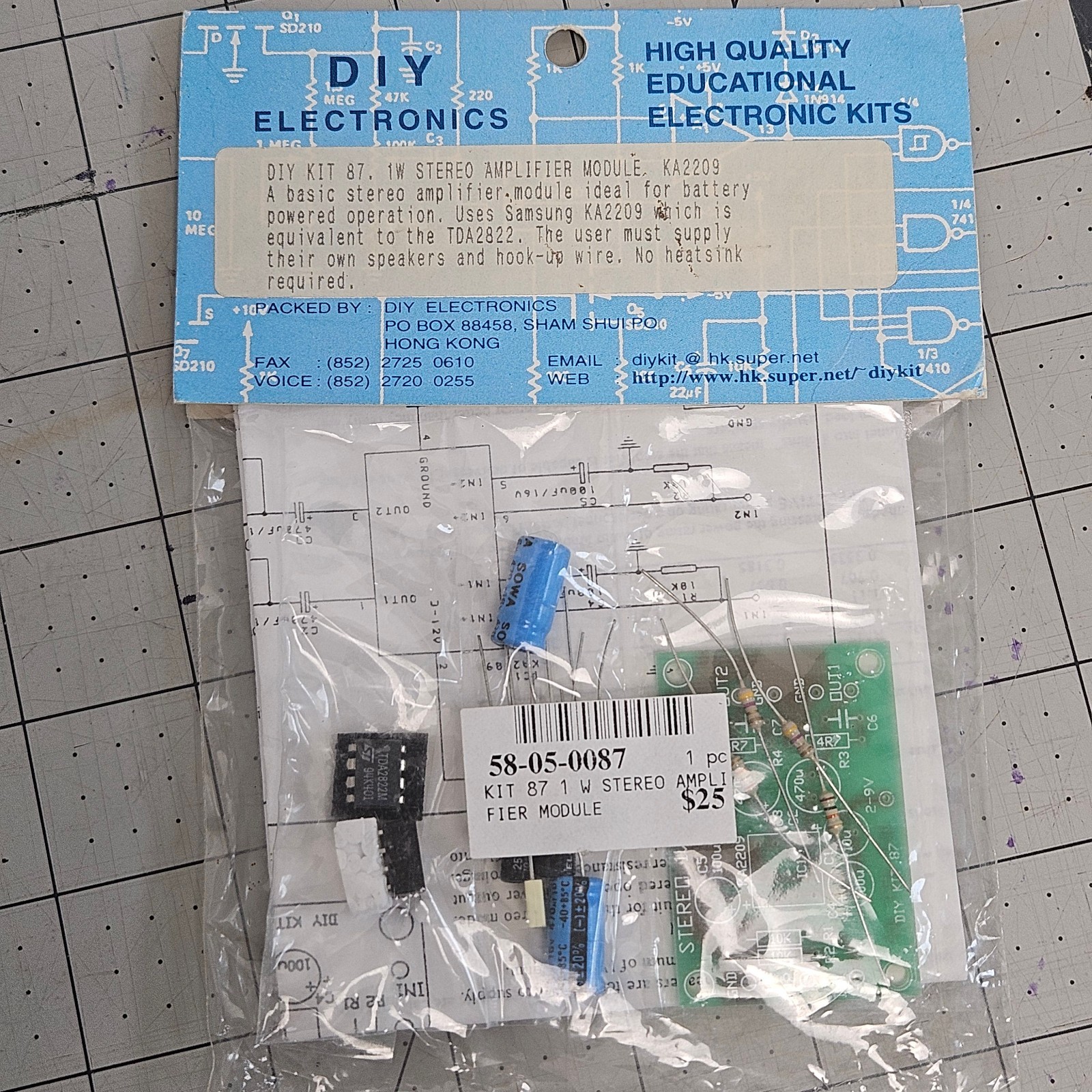 3 Kinds Of DIY Electronics Educational Kits Stereo Amp Modules/ Adj Power Supply
