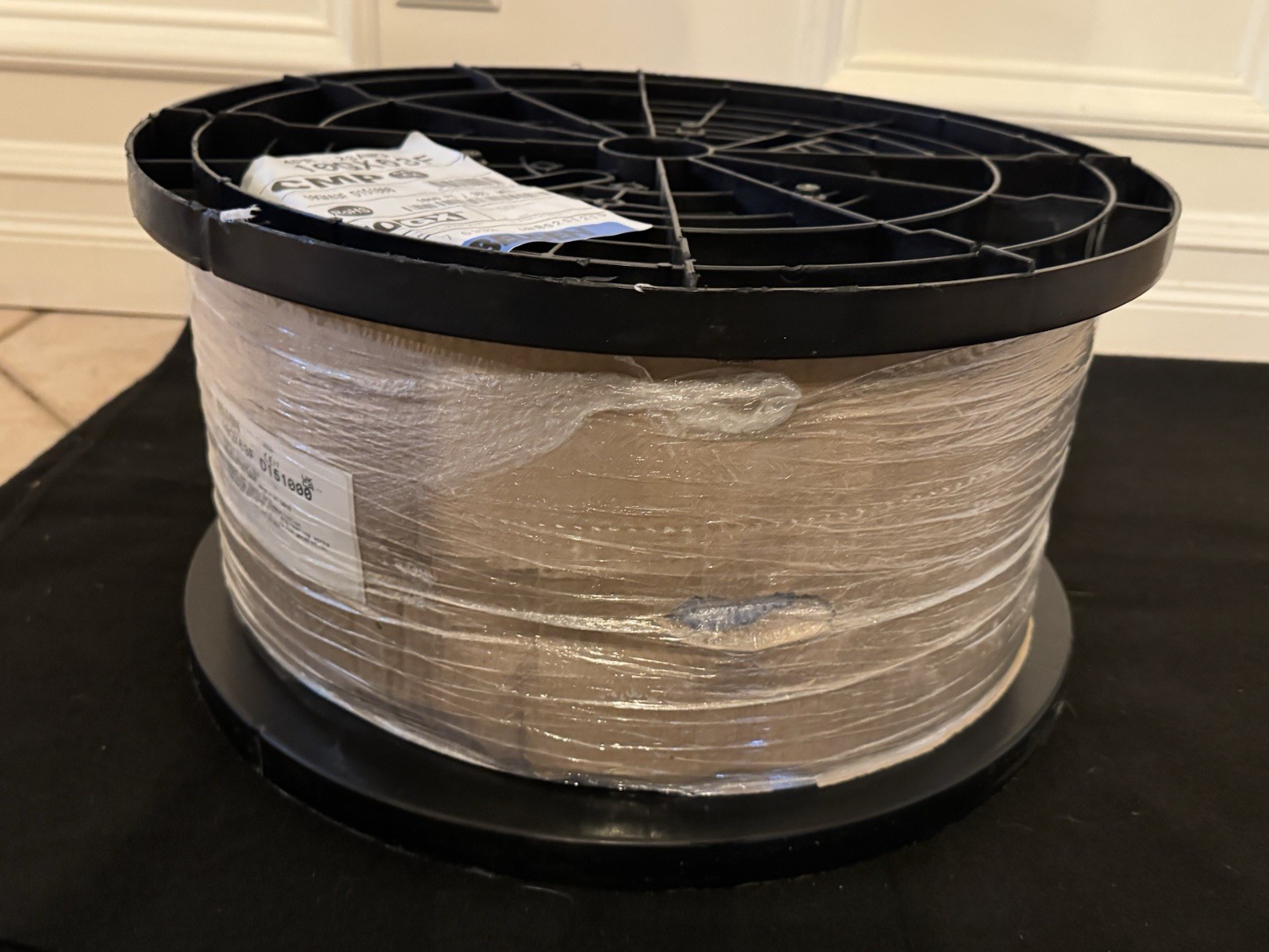 Belden 10GX63F Cat6A CMP Network Cable 4PR 23 AWG Copper 1000 ft Beige