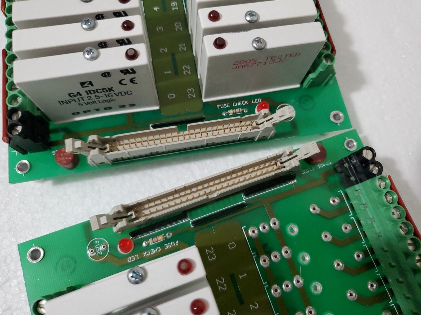 3pcs. OPTO 22 G4PB24 I/O Module PLC Rack Board w/ Cables *READ*