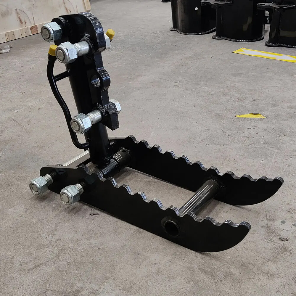 L-Shaped 3-Holes Bracket Hydraulic Thumb Clip Fits Mini Excavators Attachments