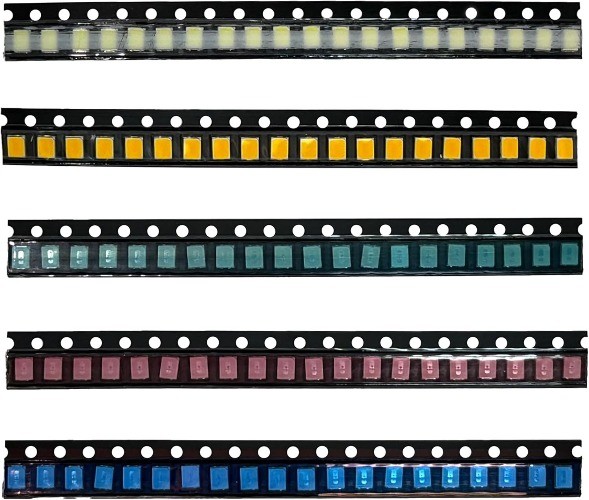 2835 SMD LED Assortment Kit 5 Colors Red Yellow Green Blue Whit Style: 5Colors