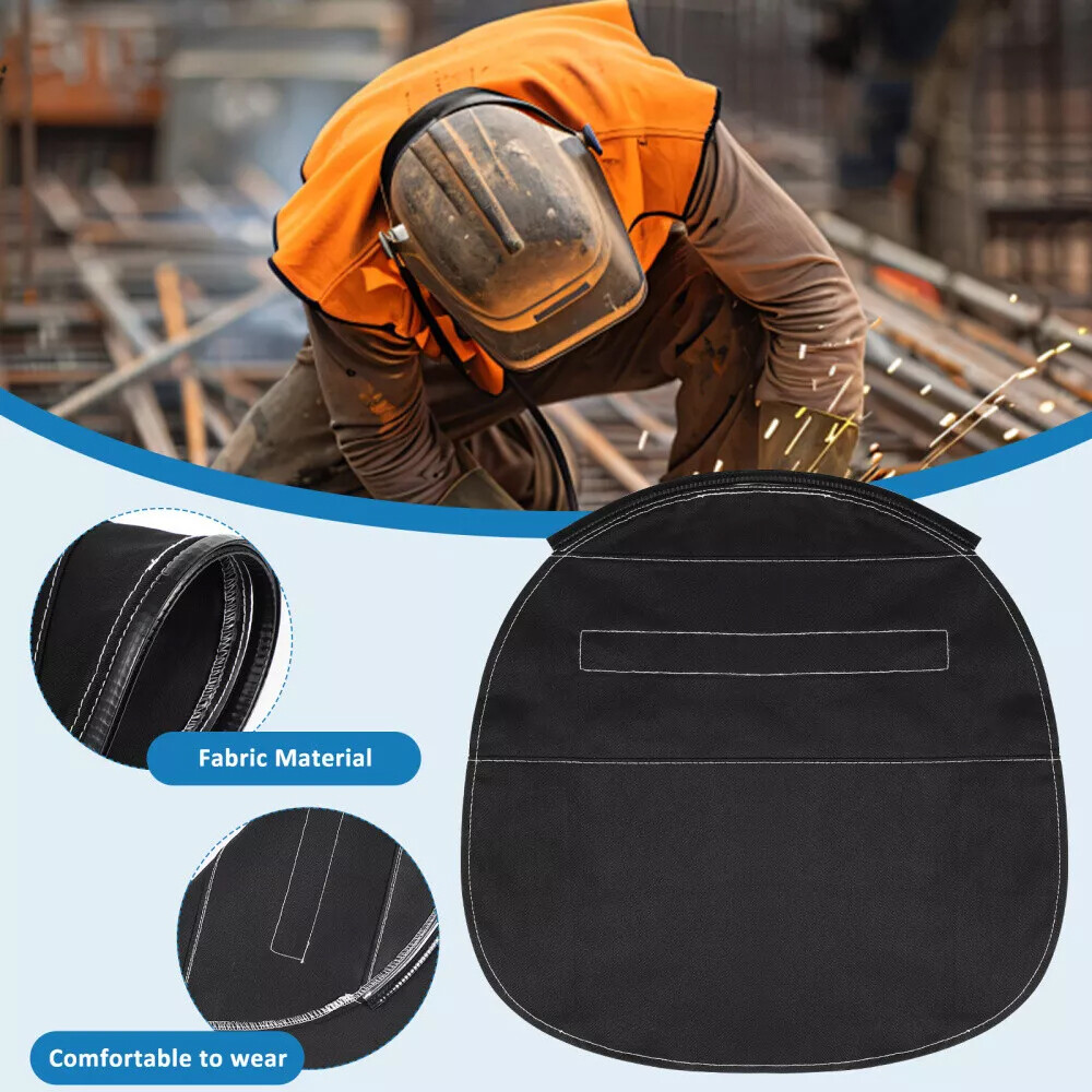 Welding Helmet Cover,Helmet Extended Cover with Press Fit Seal,Compatible,Black