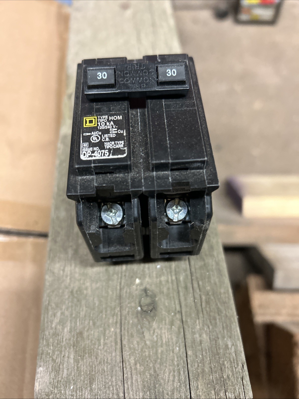 Three New Square D HOM230 HOMELINE 2 Pole 30 Amp Breaker BK#s