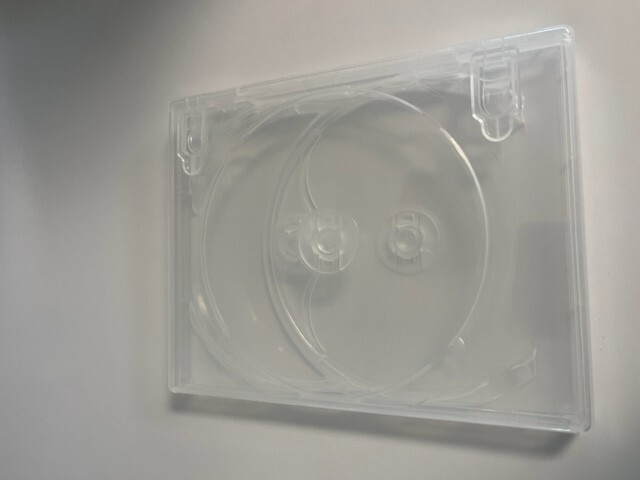 3 ORIGINAL SCANAVO CRITERION 17MM TRIPLE BLU-RAY CLEAR DVD CASES, CR3/ONET.17MM