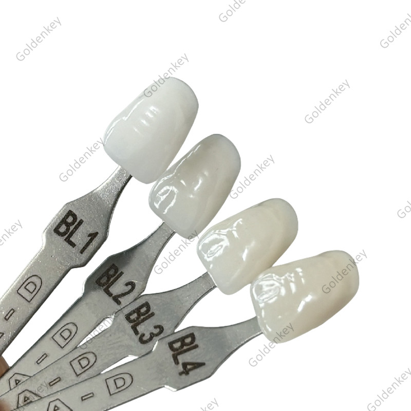 Dental Bleach Shade Guide BL1 4Colors Bleached Chart Teeth Based Vita US STOCK