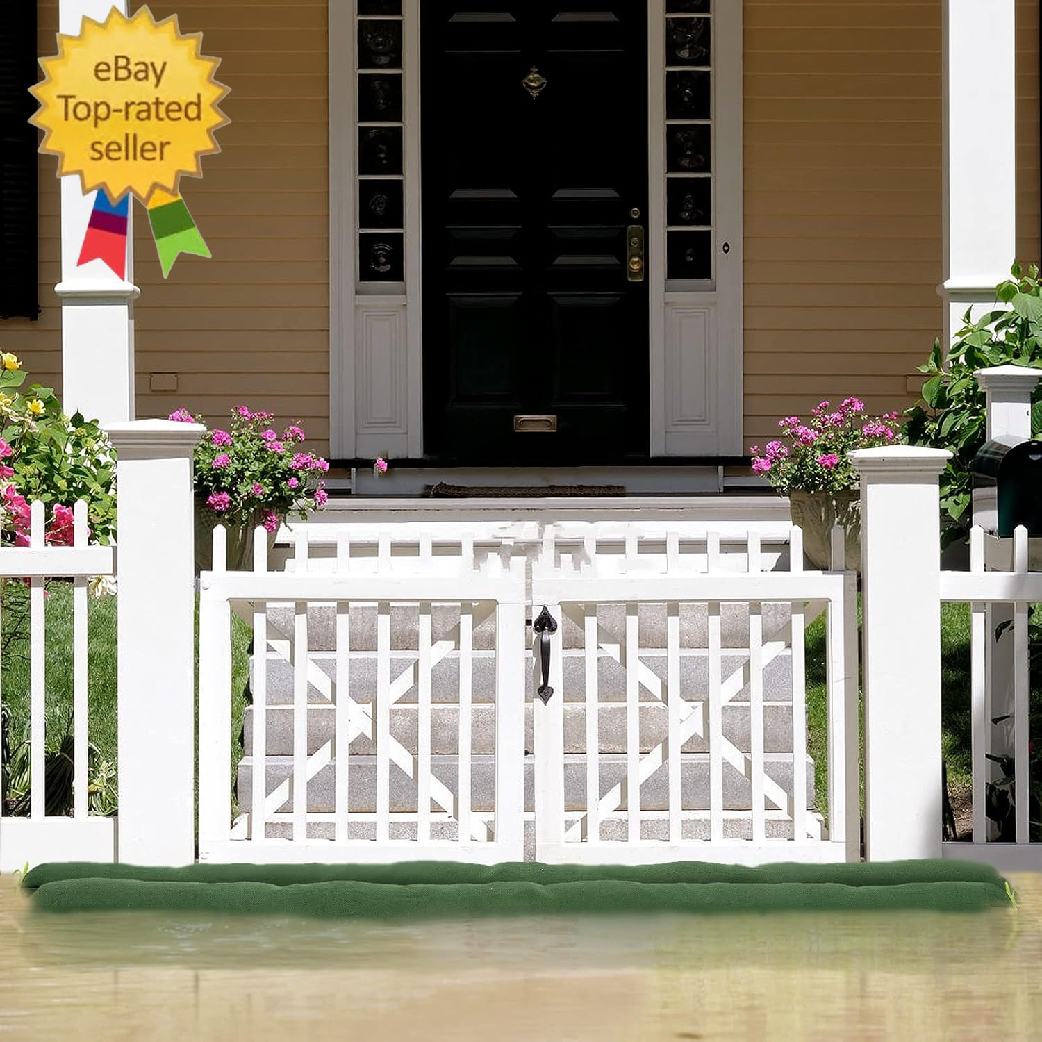 4 Pcs 6′ × 6″ Long Sand Bags for Flooding – Thickened Canvas Flood Protection