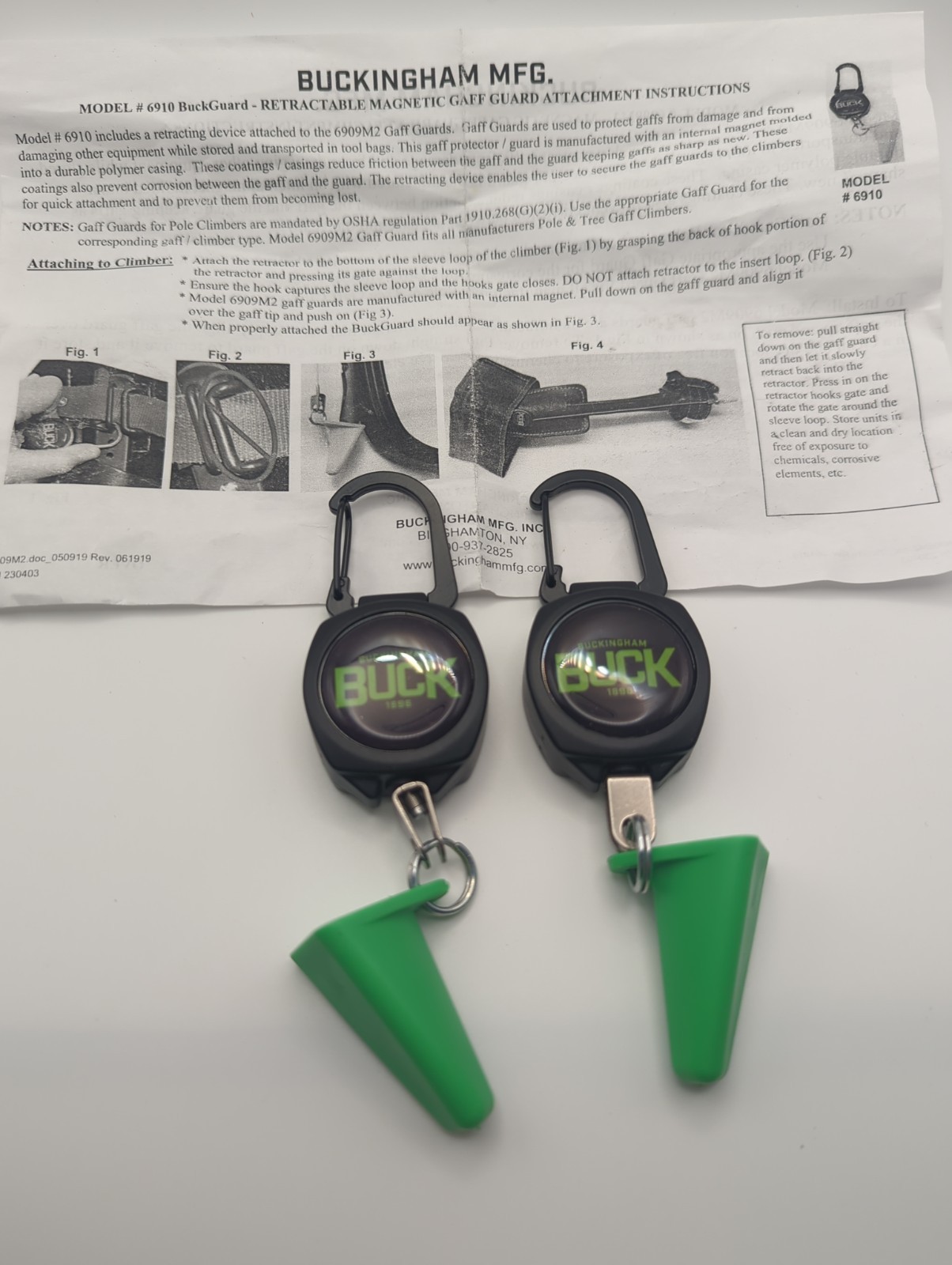 BUCKINGHAM BuckGuard Retractable Gaff Guards