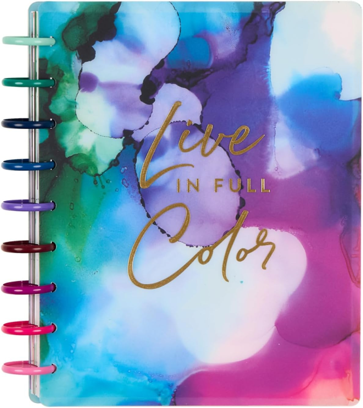 Happy Planner Classic Disc Bound Planner Jul 2026-Jun 2027 Horizontal 7×9.25