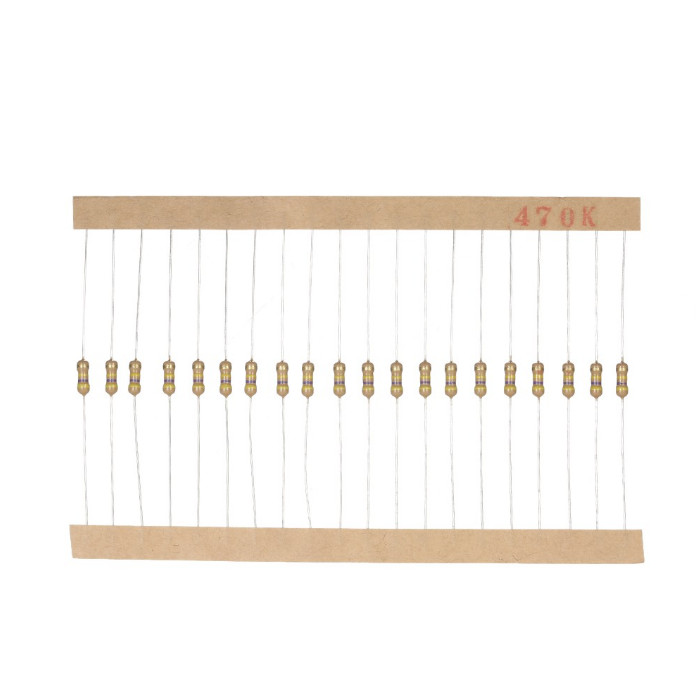 1500pcs Carbon Film Resistors Assortment Kit 75 Values 1 ohm to 10M ohm 1/4W 5%