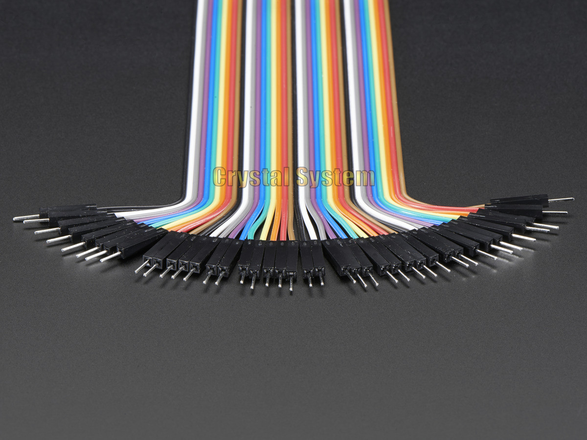 (1X/3X)40 PCS10/20/30CM MM, MF, FF Dupont Wire Jumper Cable Arduino Breadboard