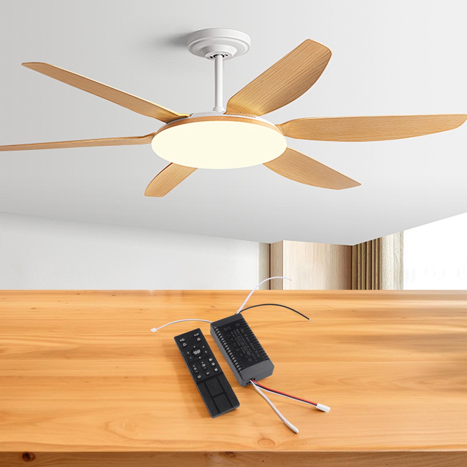 Ceiling Fan Light Remote Control Wireless Dimming Controller Driver Accessories