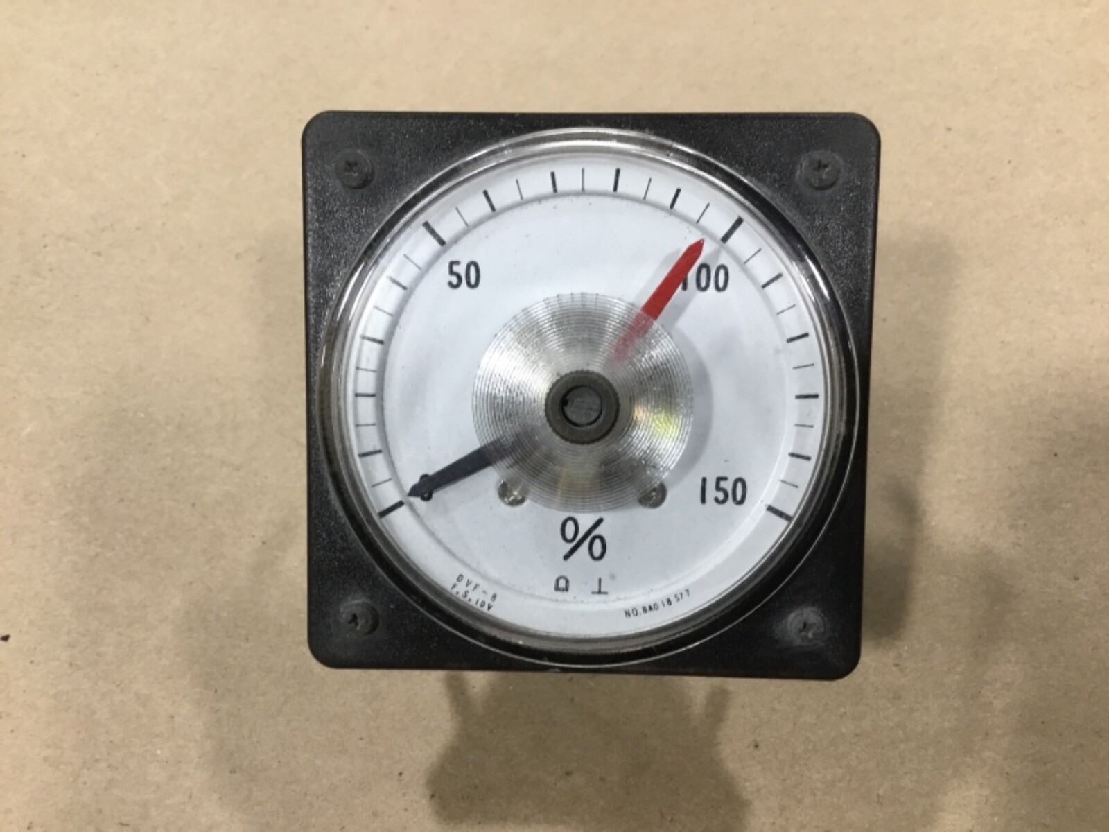 Toyo Keiki DVF-8 Panel Meter Gauge % 0-150 #34F66