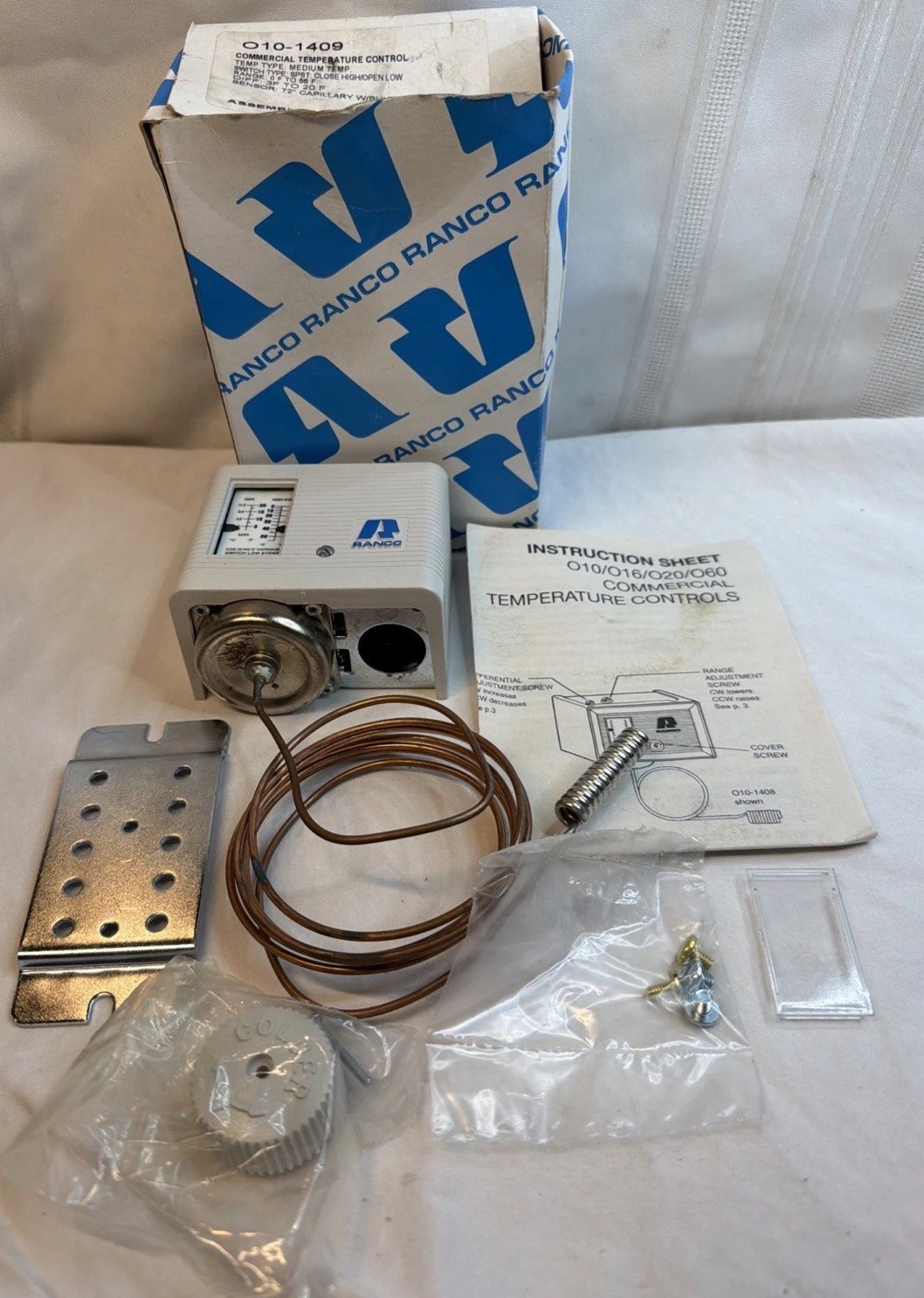 Ranco O10-1409 Commercial Temperature Control New Open Box