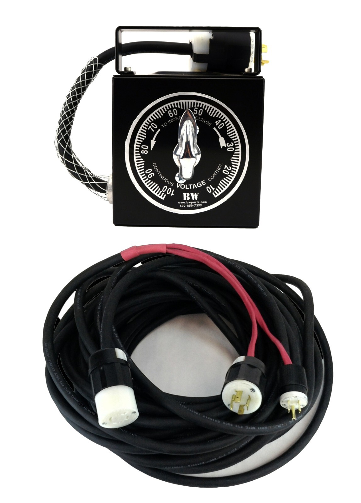 BW Parts AC Remote Box & 100-foot Extension Cable Kit (Black)