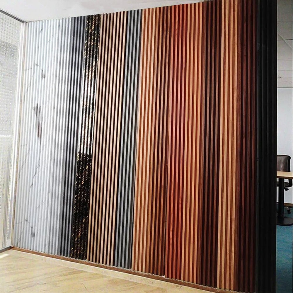 Multiple Style Paneles De Pared Indoor PVC Great Wall Panel Board Interior Wood