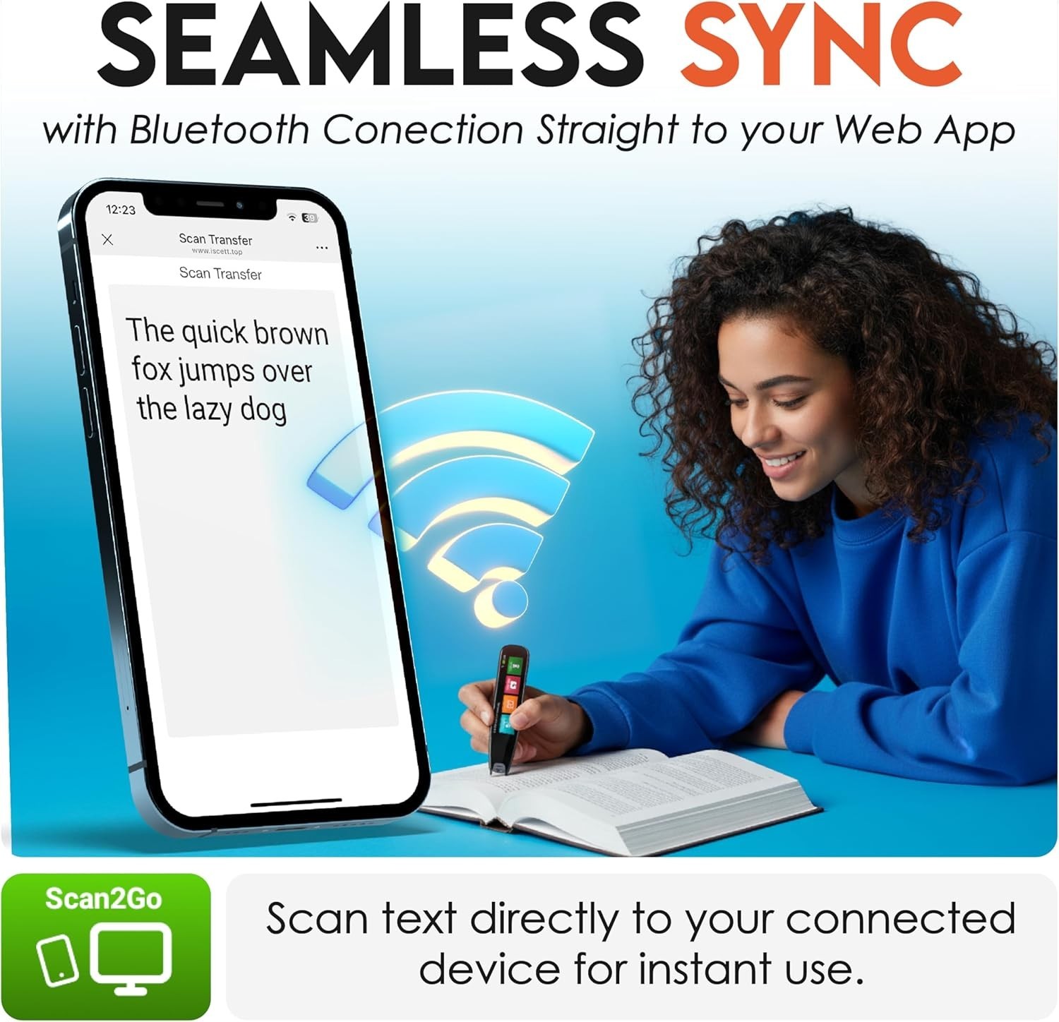 AI Pen with Built-in Screen | OCR Scan Reader & Text to Speech | ChatGPT Pen Kit
