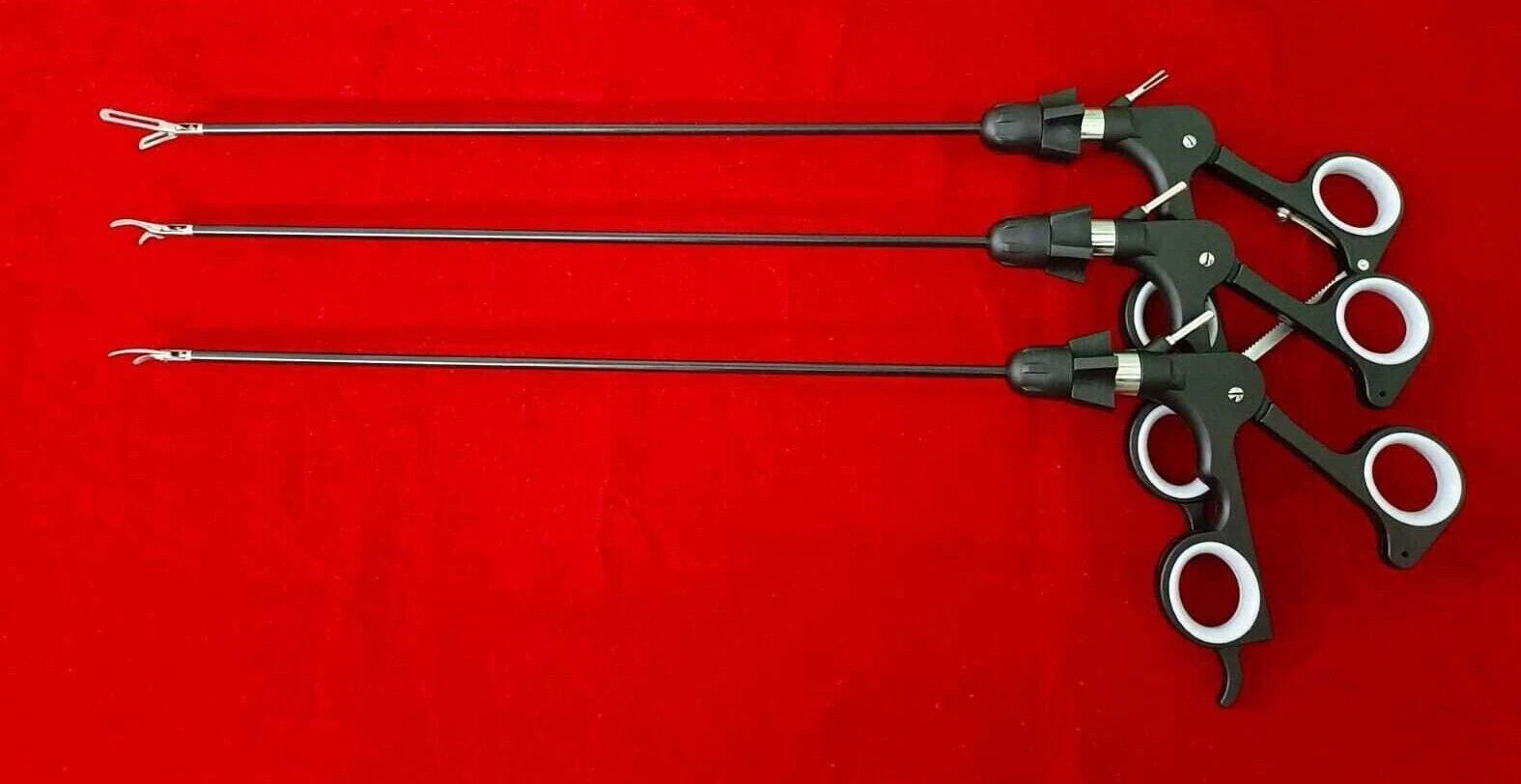 3PCS Laparoscopic Maryland /Fenestrated /Curved Scissor 5mmx330mm Instruments CE
