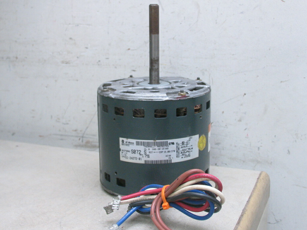 GE Genteq Motors 5KCP39NGS072S Blower Motor 1/2HP 115V 1080RPM 1PH 51-24272-01