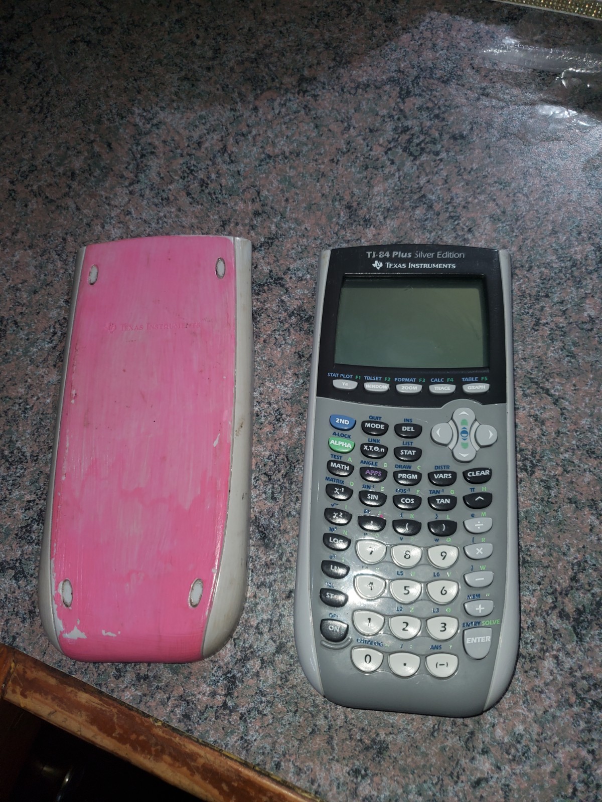 Texas Instruments TI-84 Plus Silver Edition Graphing Calculator Tested! W/ Cover