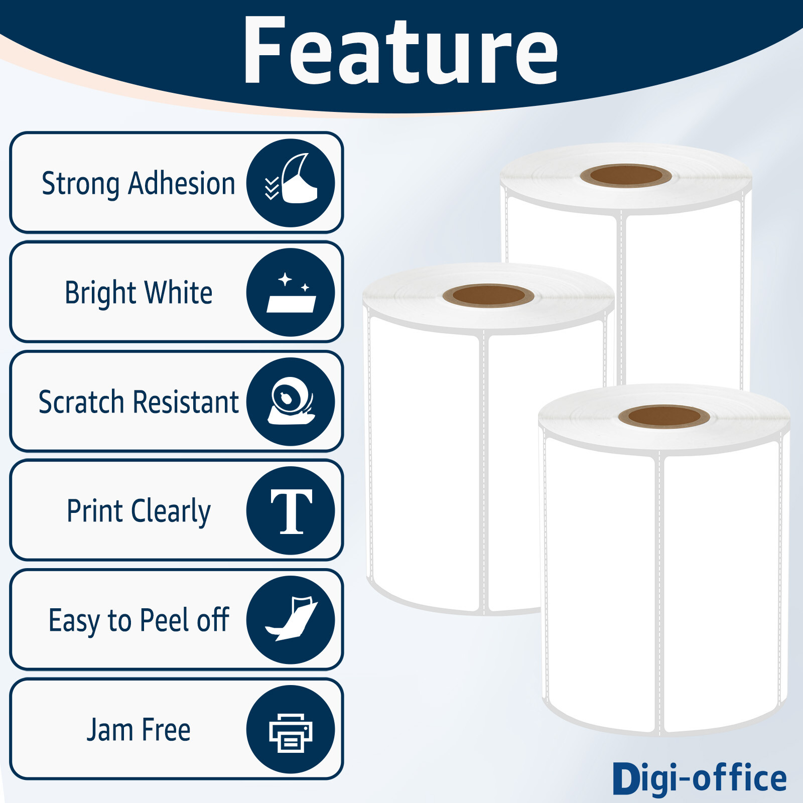 4″x2″ (102 mm x 51 mm) Barcode Shipping & Multipurpose Labels For Zebra & Rollo