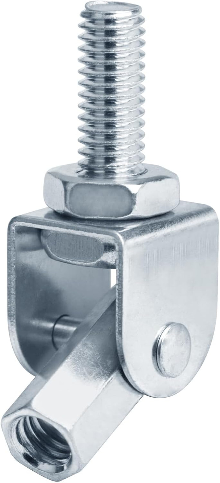12 PCS 3/8″ Swivel Joint Connector, Adjustable Swivel Attachment Thread Rod H…