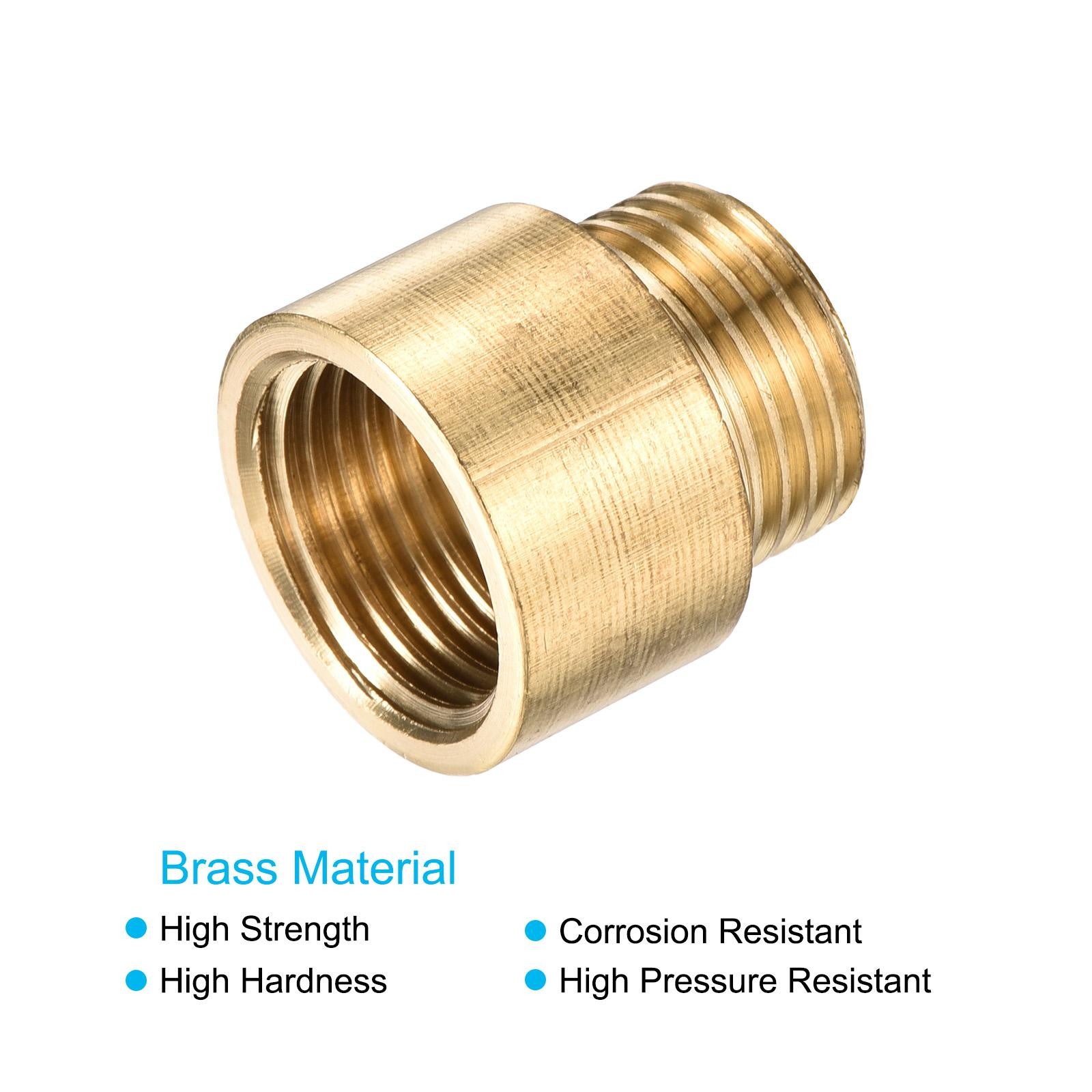 Brass Extension Pipe Fitting G1/2 x G1/2 15mm Adapter Connector