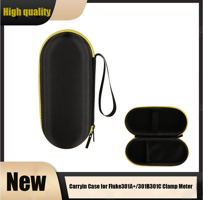 Carrying Case for Fluke 301A+ 301B 301C Clamp Meter Portable Storage Bag FS