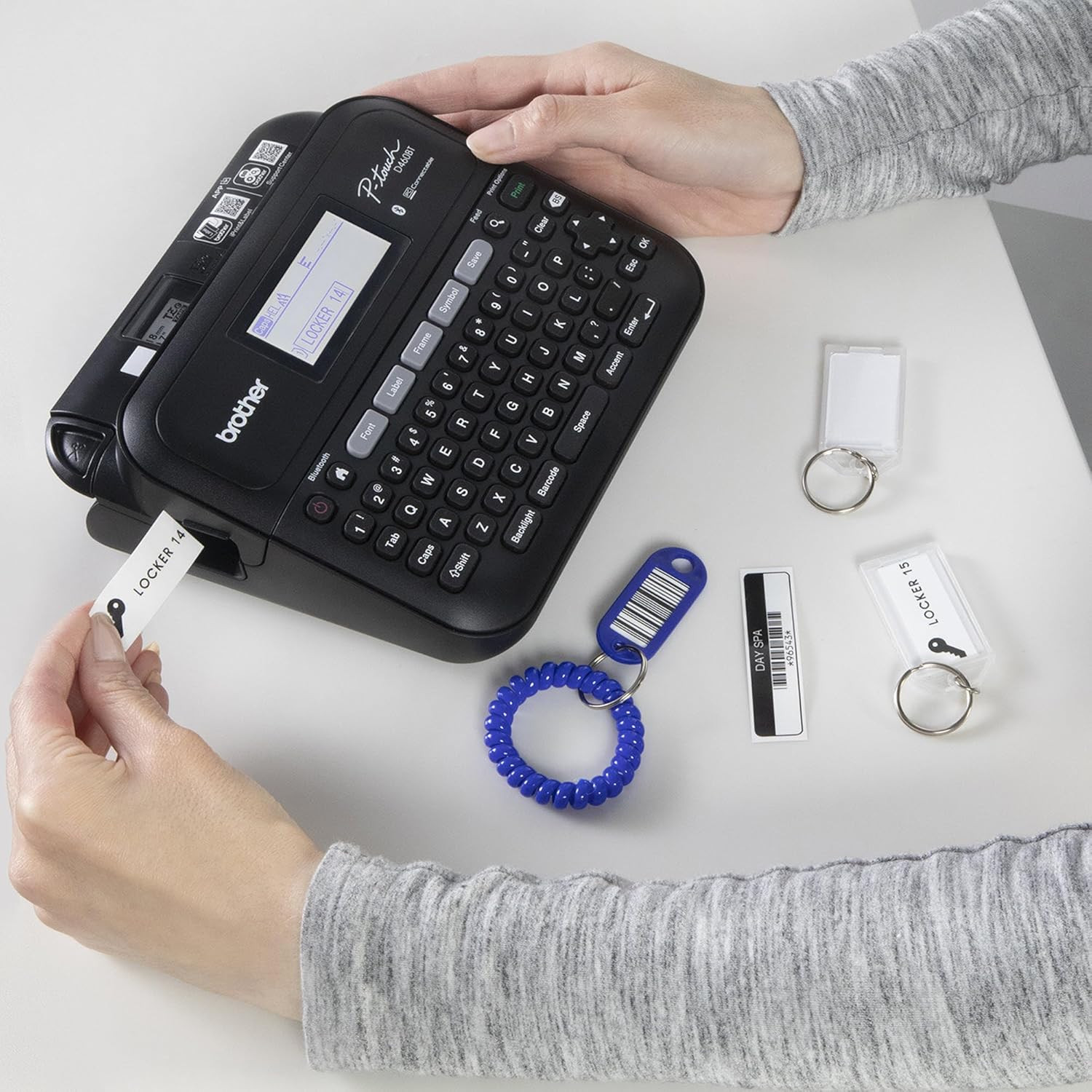 Brother P-Touch PT-D460BT Business Expert Connected Label Maker | Connect and Cr