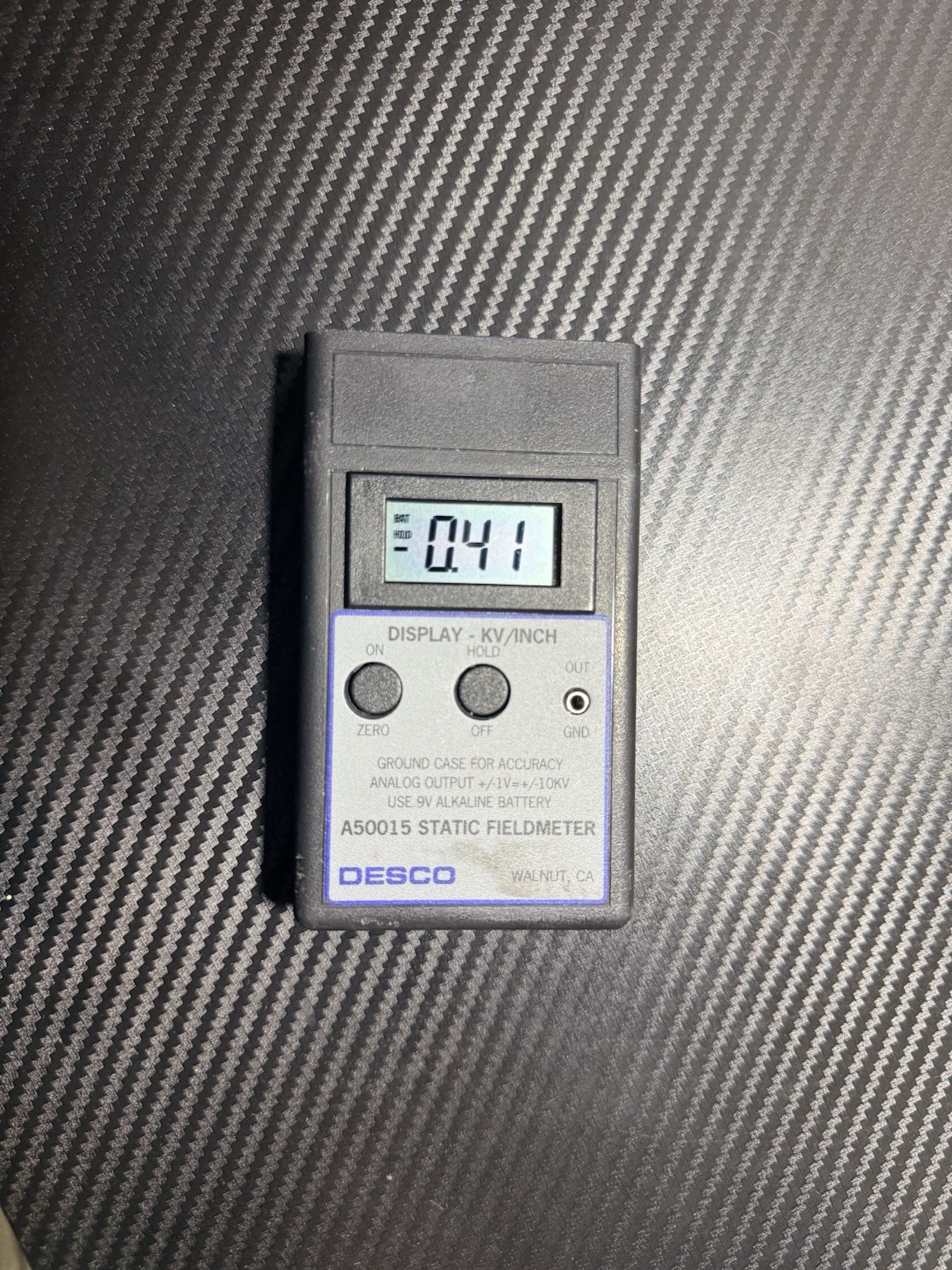 Desco A50015 Digital Static Fieldmeter Display – KV/INCH