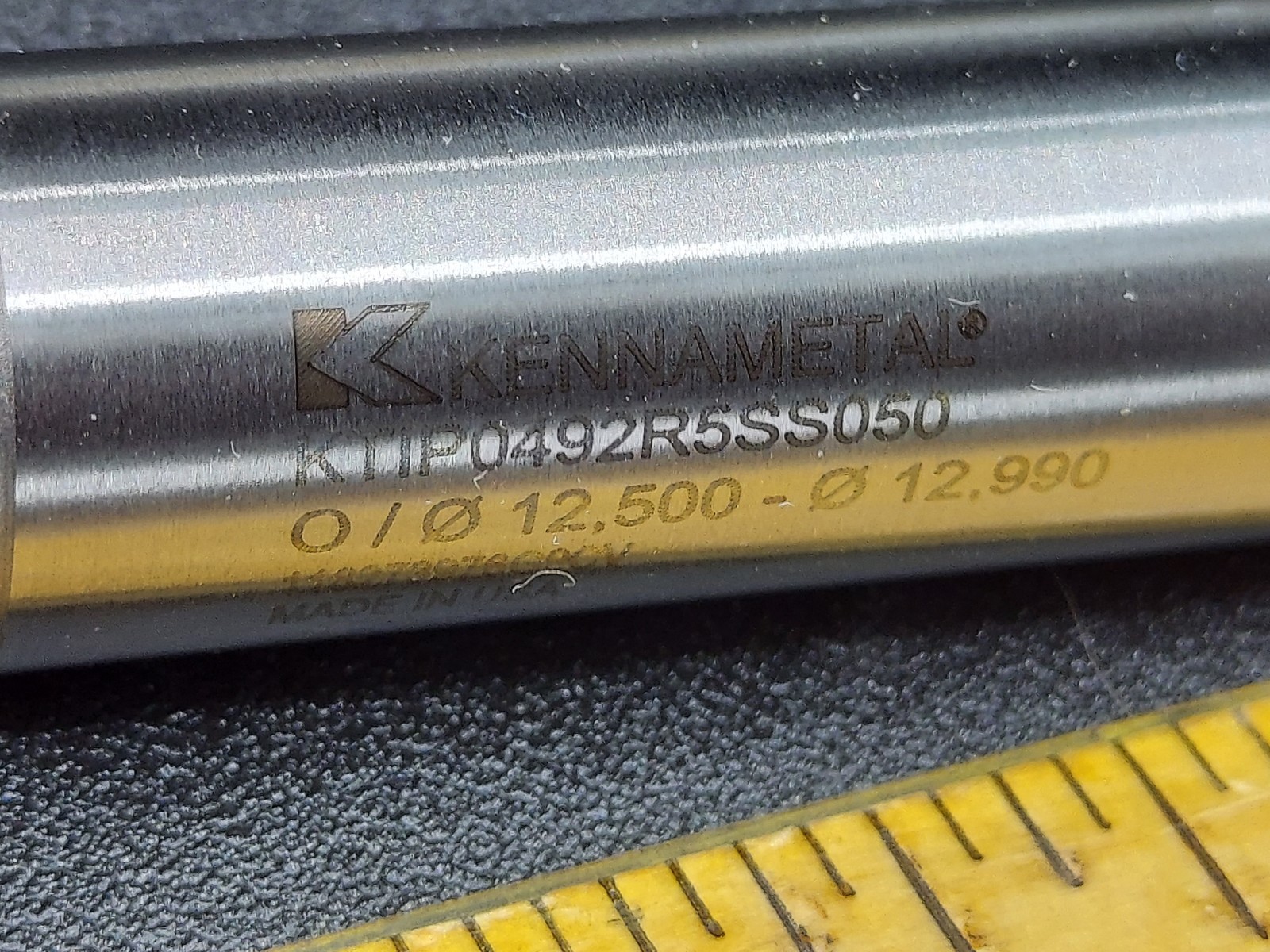 Kennametal KenTIP KTIP0492R5SS050 indexable drill body 12.500-12.990mm 0.4921″