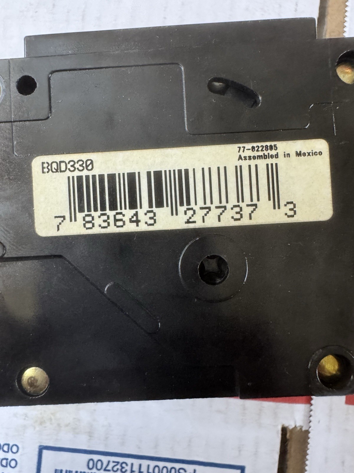 Siemens BQD330 30A 3 Pole Circuit Breaker 480Y/277V Bolt-On