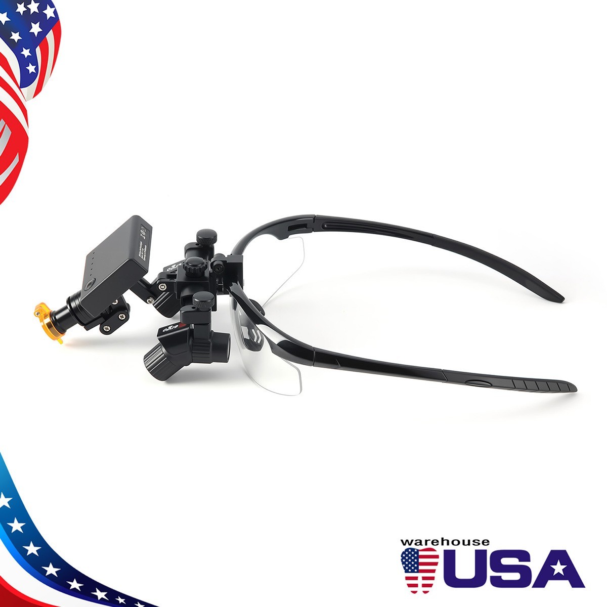 3.0X Dental Medical Ergo Loupes+5W LED Surgical Head Light Magnifying Glass