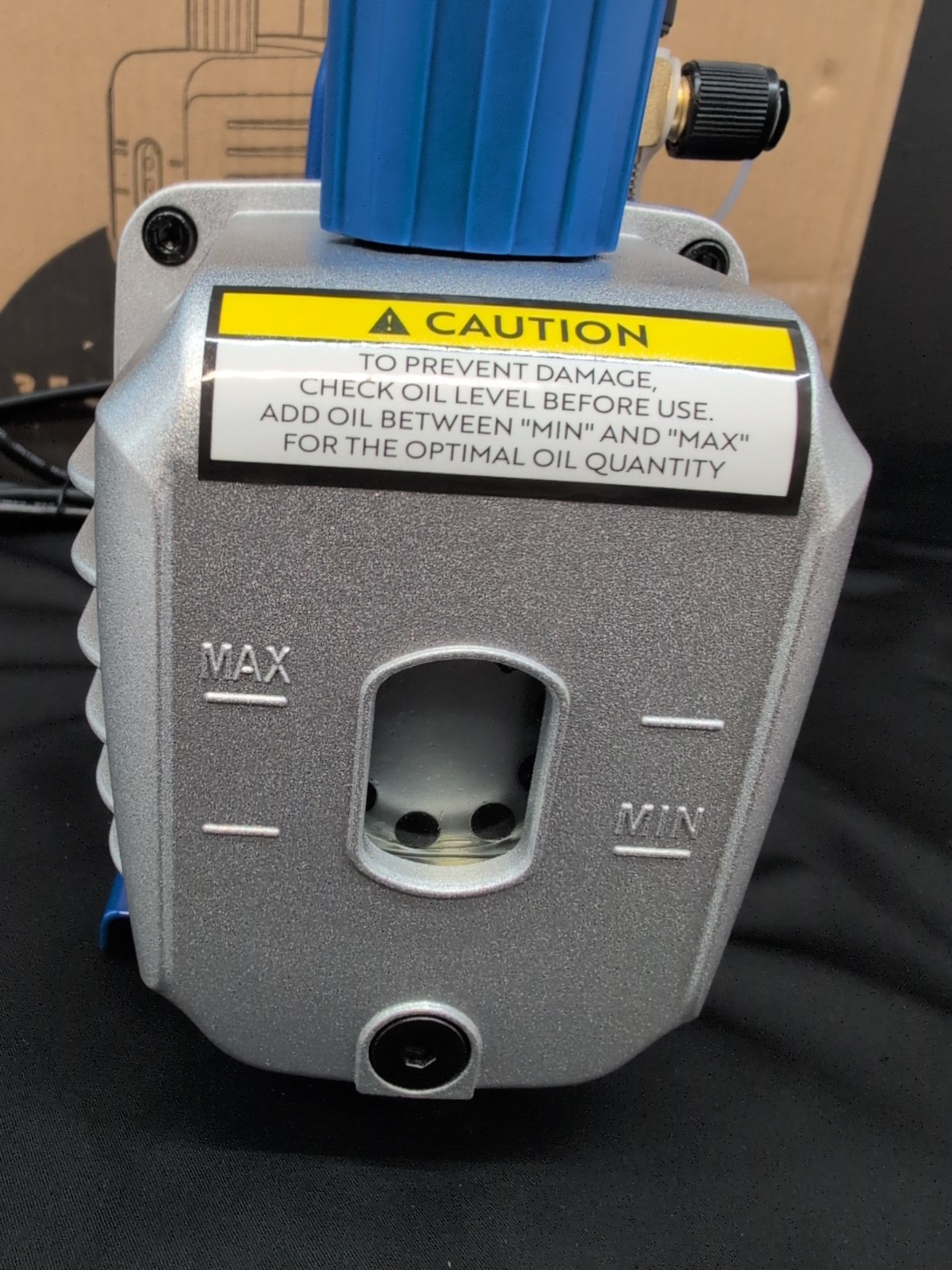 VivoHome 110V 1/4 HP 3.5 CFM Single Stage Rotary Vane Air Vacuum Pump Oil Bottle