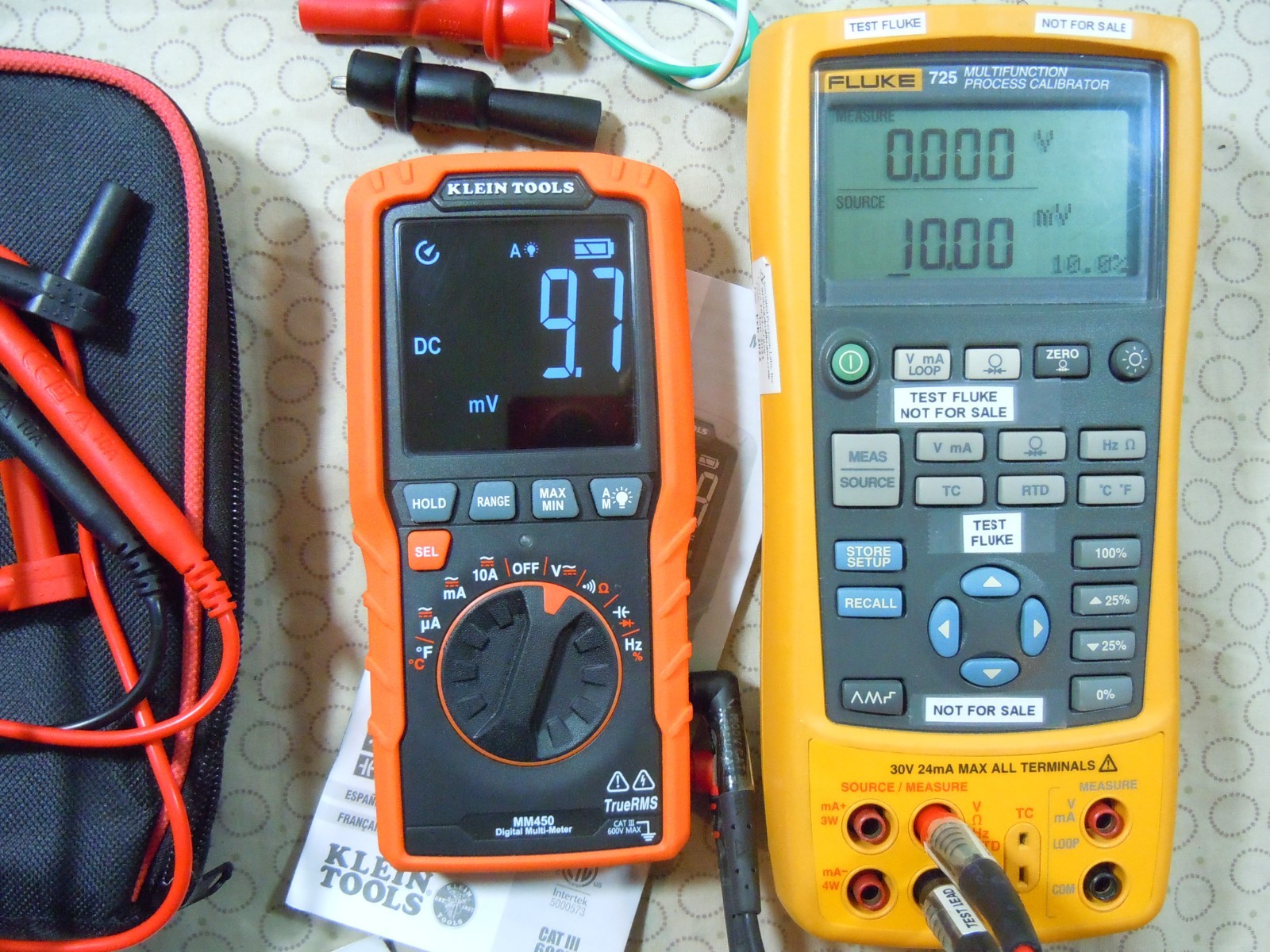 KLEIN TOOLS MM450 TRMS MULTIMETER WITH ACCESSORIES + KLEIN CASE – 0208304.