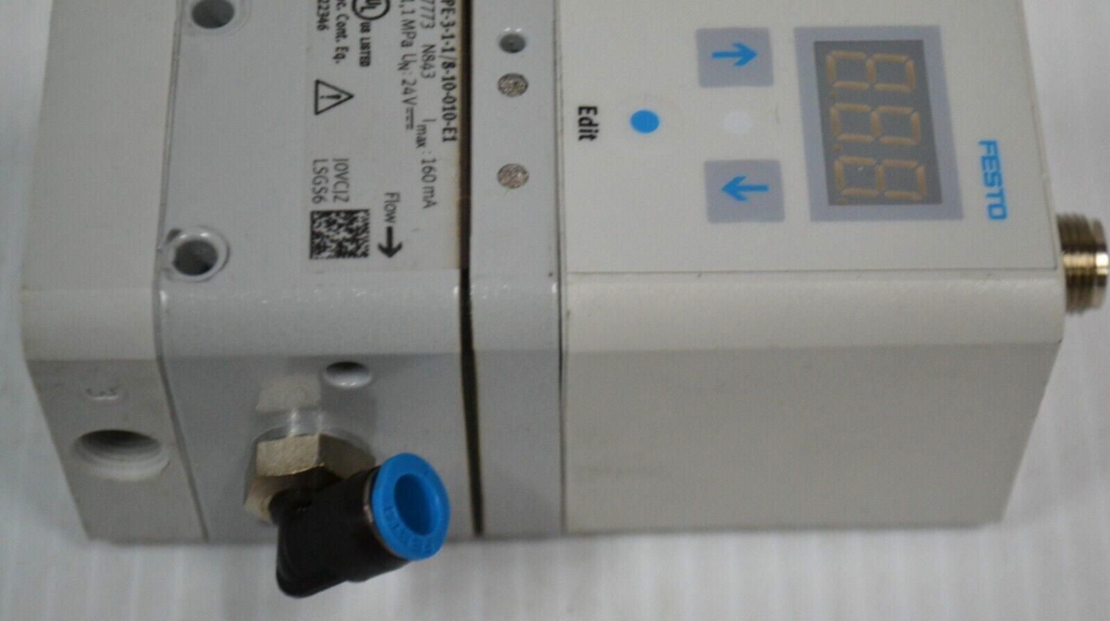 Festo VPPE-3-1-1/8-10-010-E1 Proportional Pressure Valve