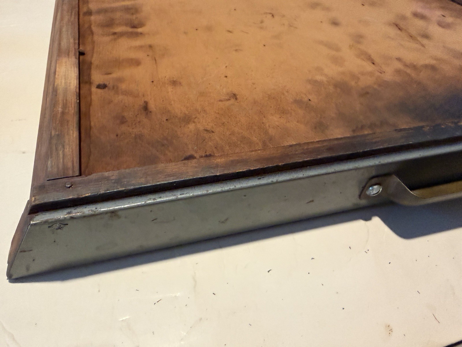 Ludlow Vintage Letterpress Printer Drawer Tray 27 X 16”-98 Spaces