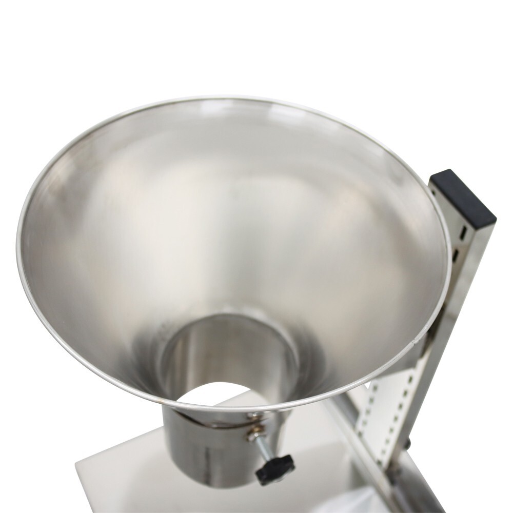 Manual Feeding Hopper Filling Platform Funnel w/Support Stand Adjustable Height