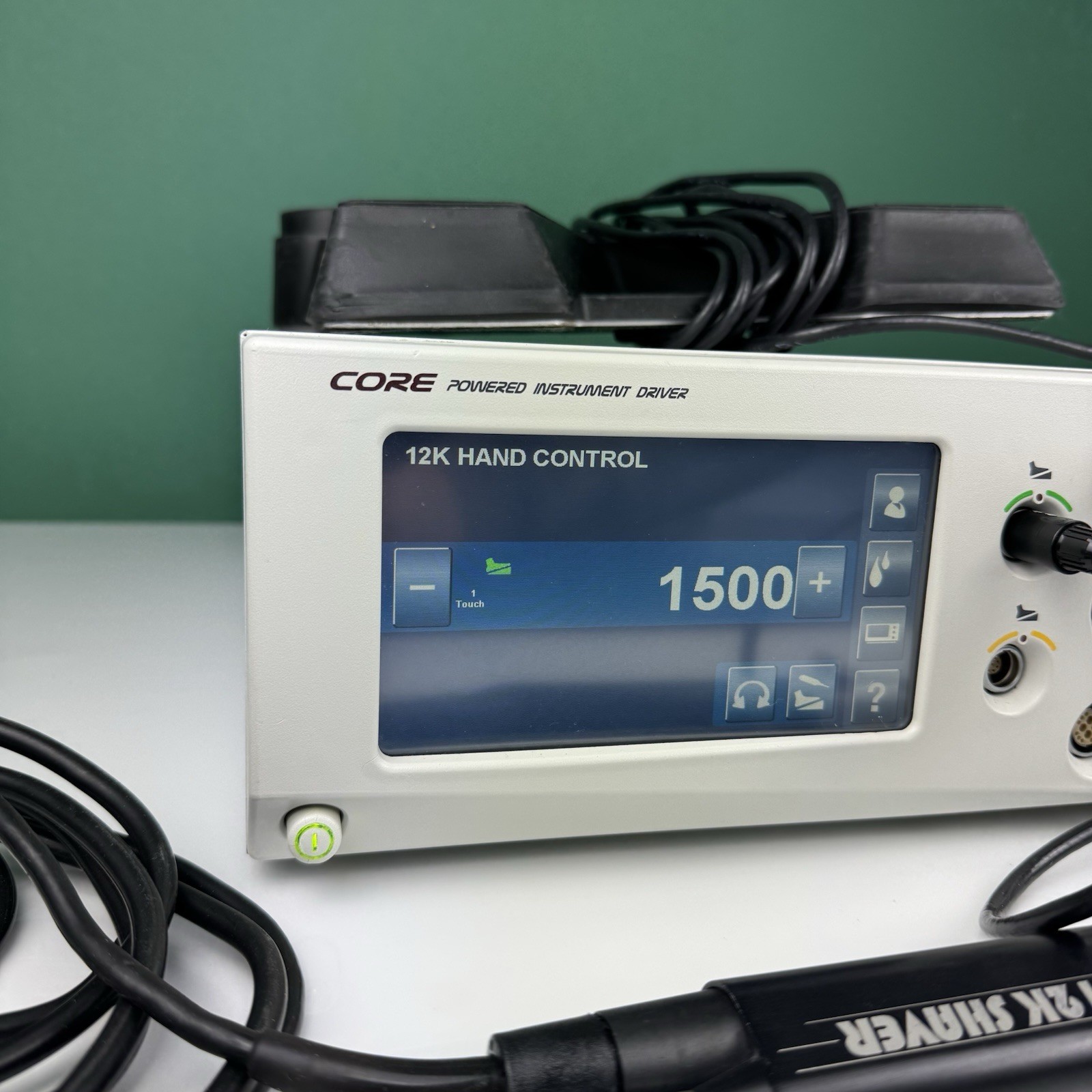 Stryker Core Powered Instrument Driver + Footswitch + Handpiece