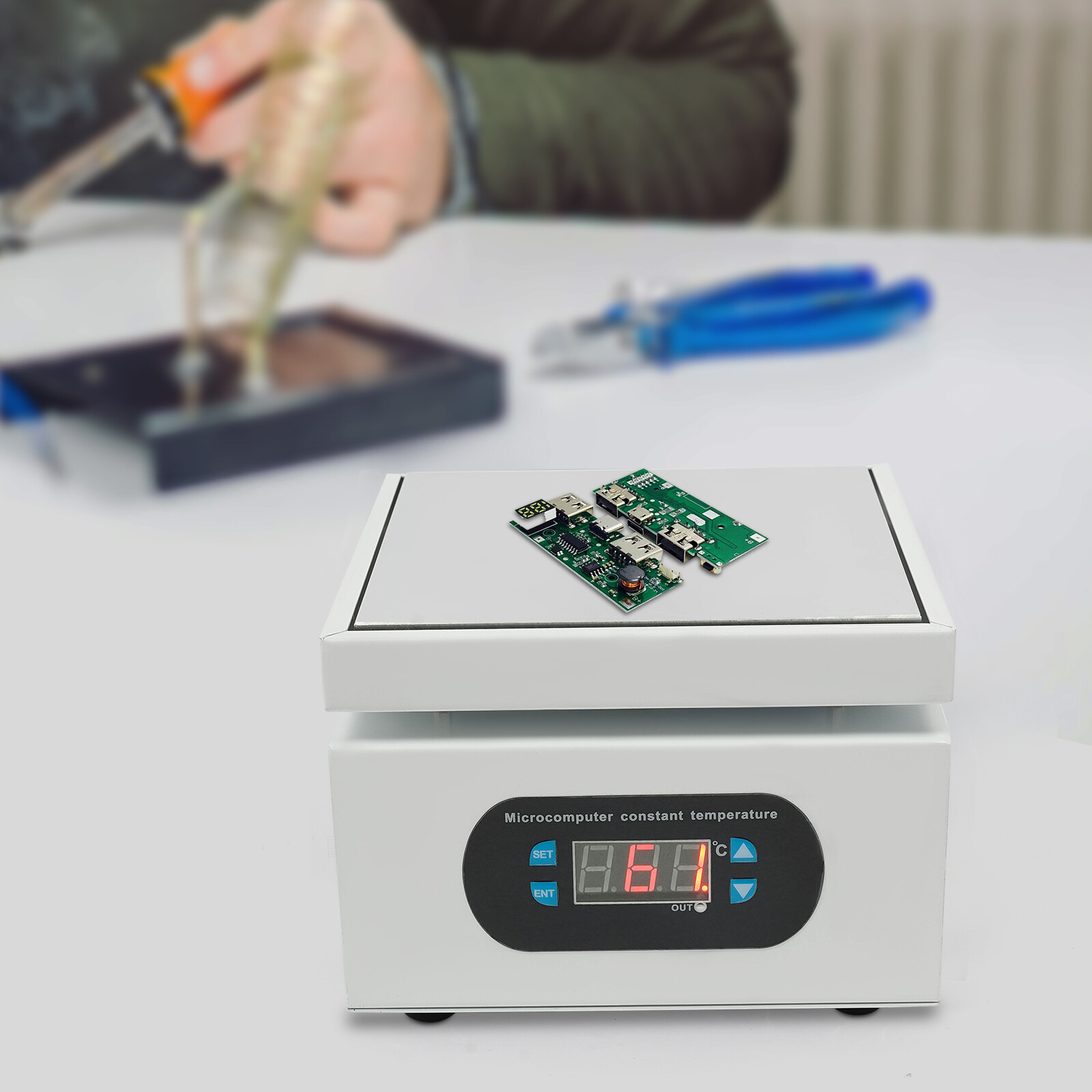 Electric Soldering Hot Plate Microcomputer Electric Hot Plate Preheating Welder