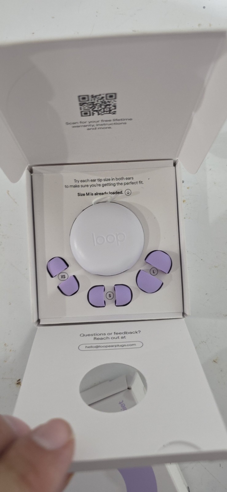 Violet Loop Quiet 2 Earplugs Reusable Noise Reducing Earplugs