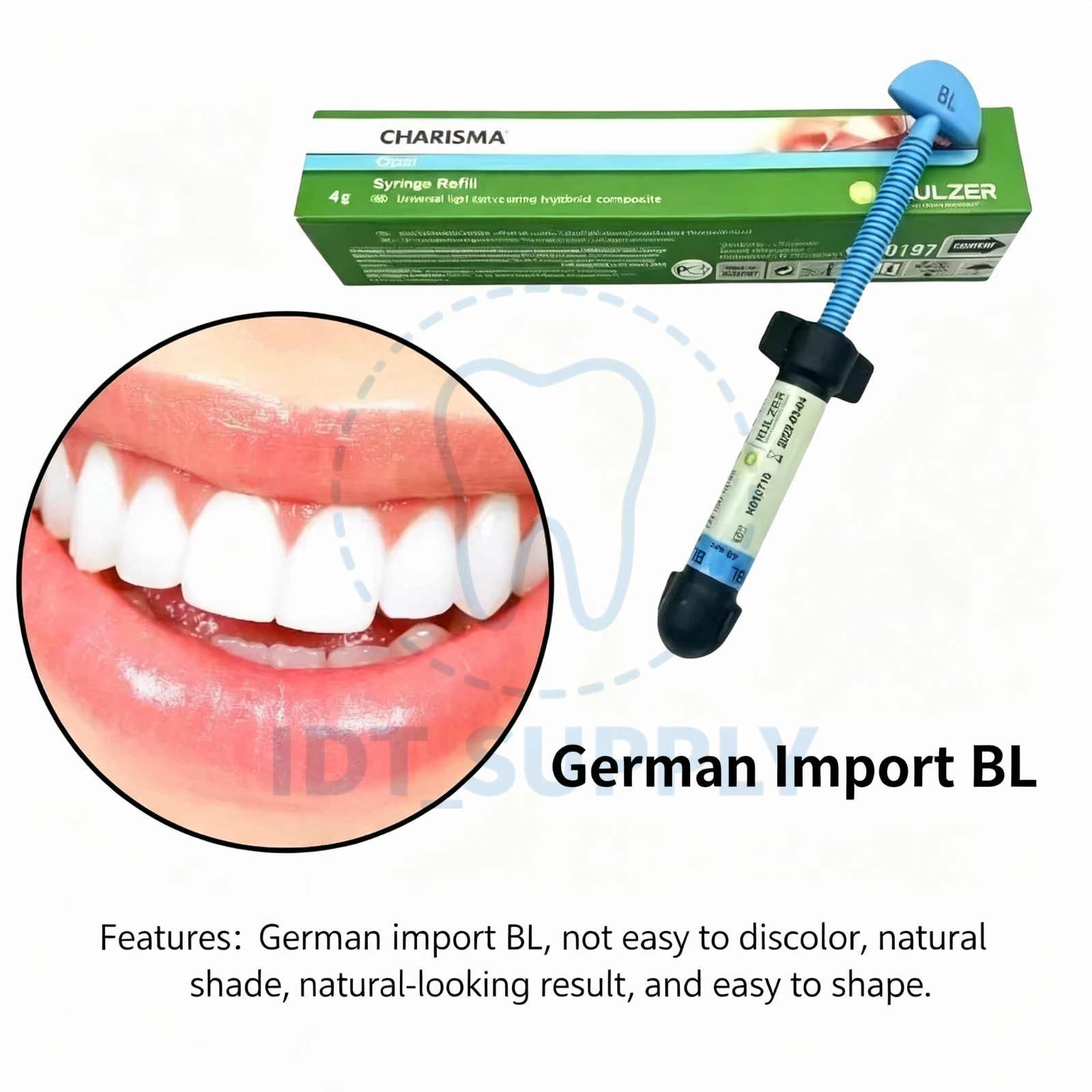 Dental KULZER CHARISMA Diamond Light Cure Composite Resin BL BXL OB Super White