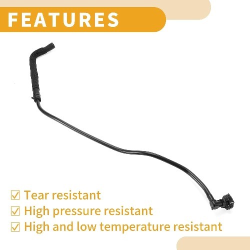 Heater Hose No.8K0121081AH Engine Coolant Reservoir Tank Hose for 2.0L 2013-2017