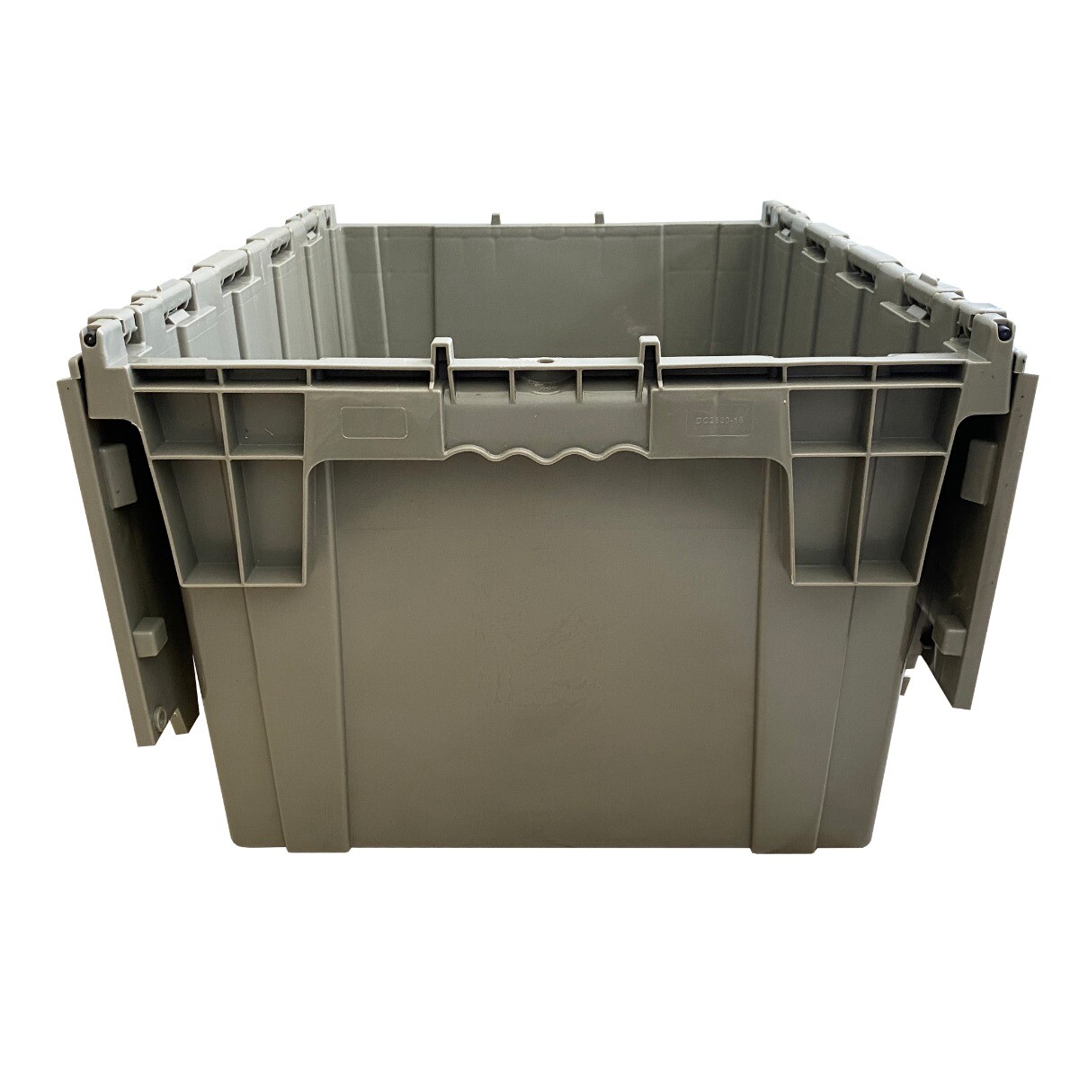 UBMOVE Handheld Attached Lid Container 25.3 x 16.3 x 13.9″ Gray