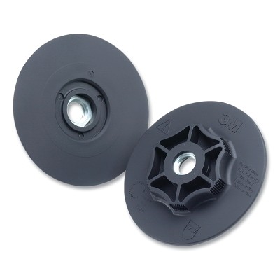 Fibre Disc Back-up Pad, 4-1/2 in dia, TN Quick Change, Retainer Nut, 13,300 RPM