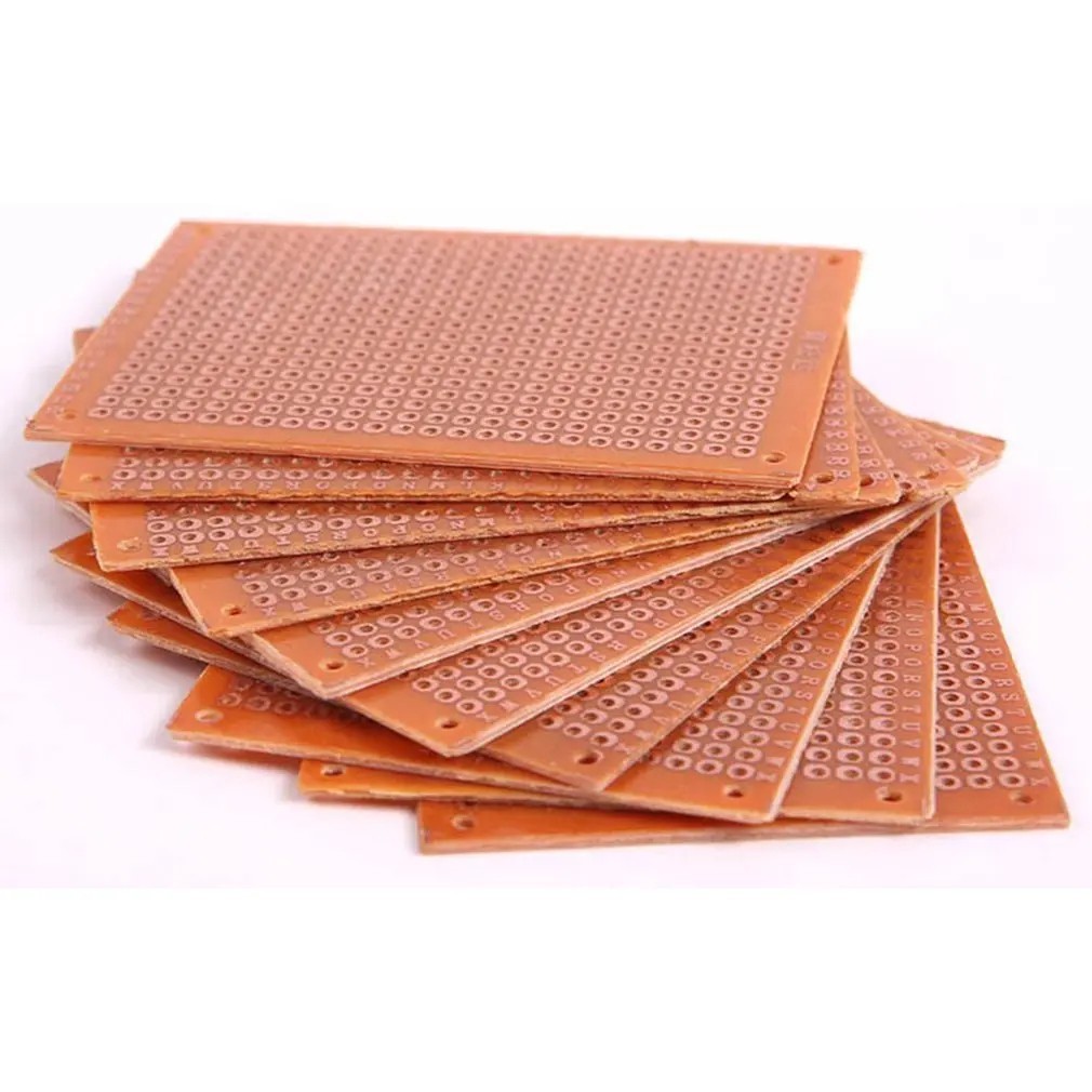 10pcs 5cm x 7cm (2x3in) PCB Prototyping Perf Boards Breadboards DIY US