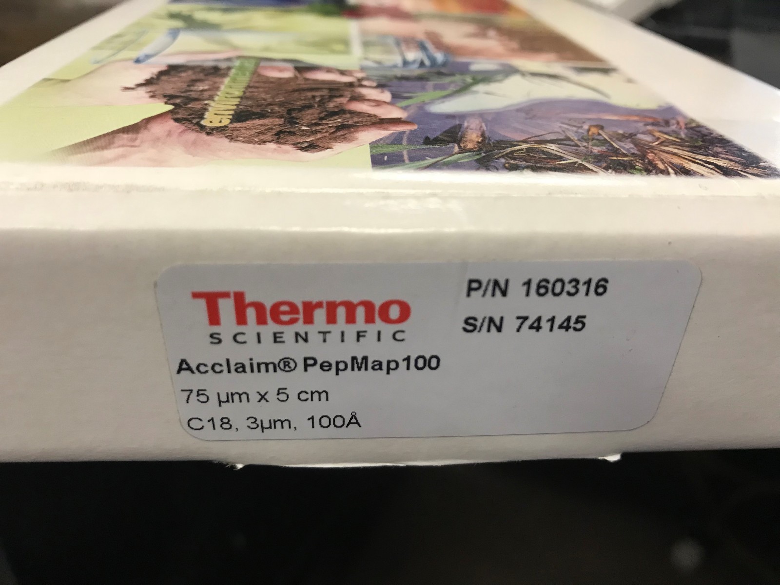 Thermo Scientific Dionex C18 Acclaim PepMap100 75um x 5 cm P/N 160316